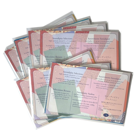 SERENDIPITY SELECTIONS Creative Memories Photo Mounting Paper * 7 Random Packs - Picture 1 of 3
